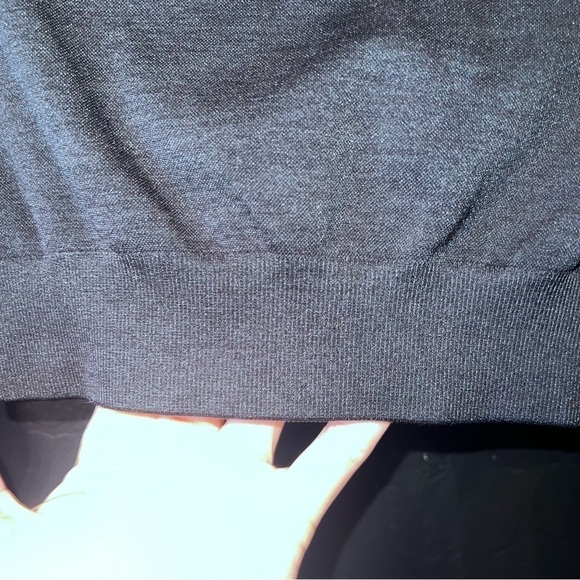 Womens Best Wear POWER SEAMLESS LONG SLEEVE CROP TOP MEDIUM Color:Black - Picture 6 of 8